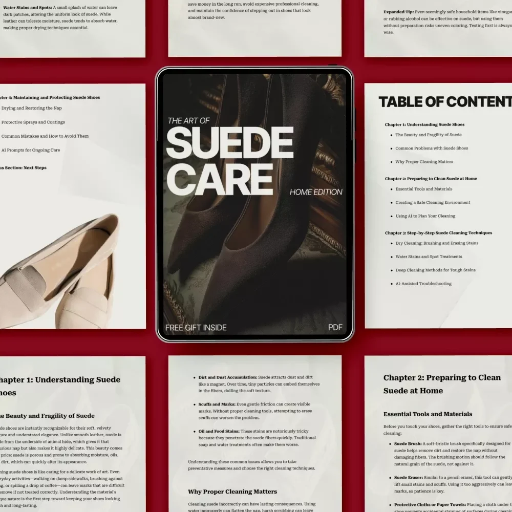 The Art of Suede Care: Home Edition - Ultimate Guide to Suede Shoes Cleaning & Maintenance