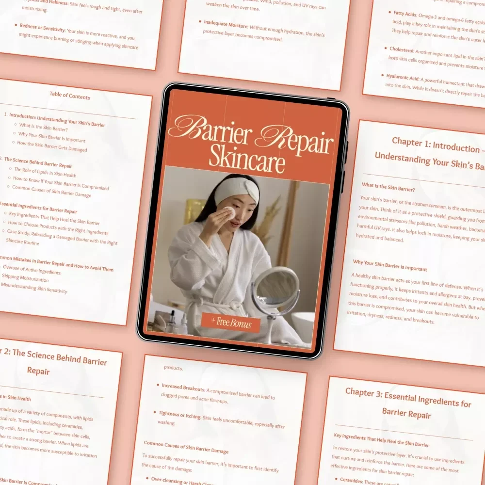 Barrier Repair Skincare eBook – Learn What Barrier Repair Skincare Means, Skin Barrier Science, Ingredients & AI-Powered Routine Guide