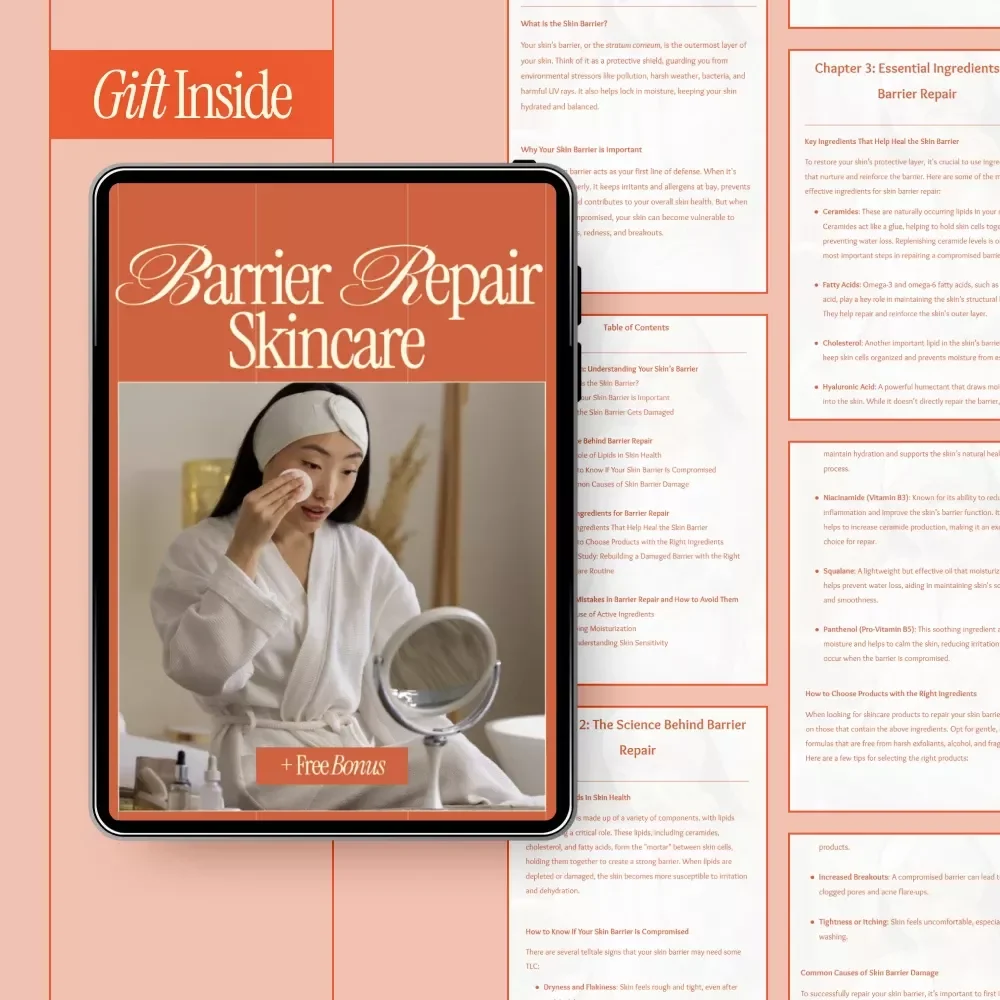 Barrier Repair Skincare eBook – Learn What Barrier Repair Skincare Means, Skin Barrier Science, Ingredients & AI-Powered Routine Guide