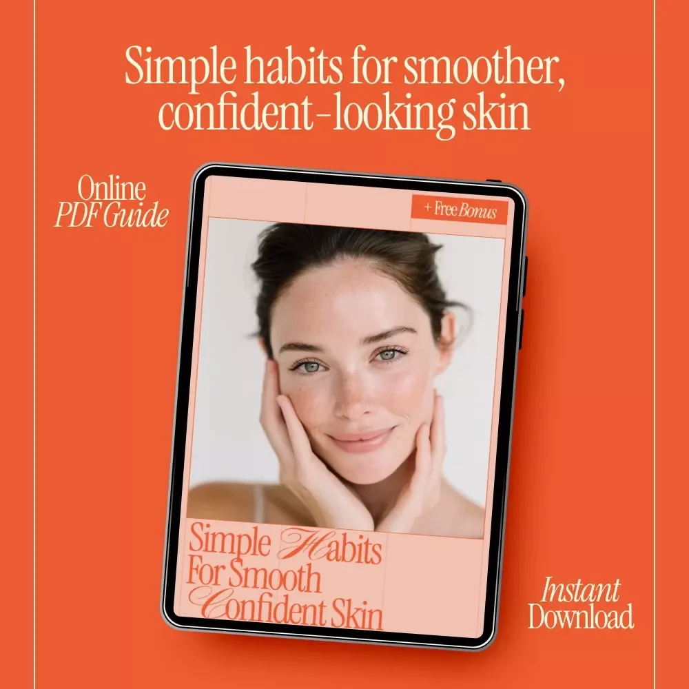 Simple Habits for Smooth Confident Skin – Digital Skincare Guide, Body Care Routine eBook, Skin Texture Checklist, Self Care Download
