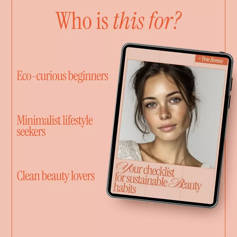 Your Checklist for Sustainable Beauty Habits | Eco-Friendly Beauty Routine Digital Checklist