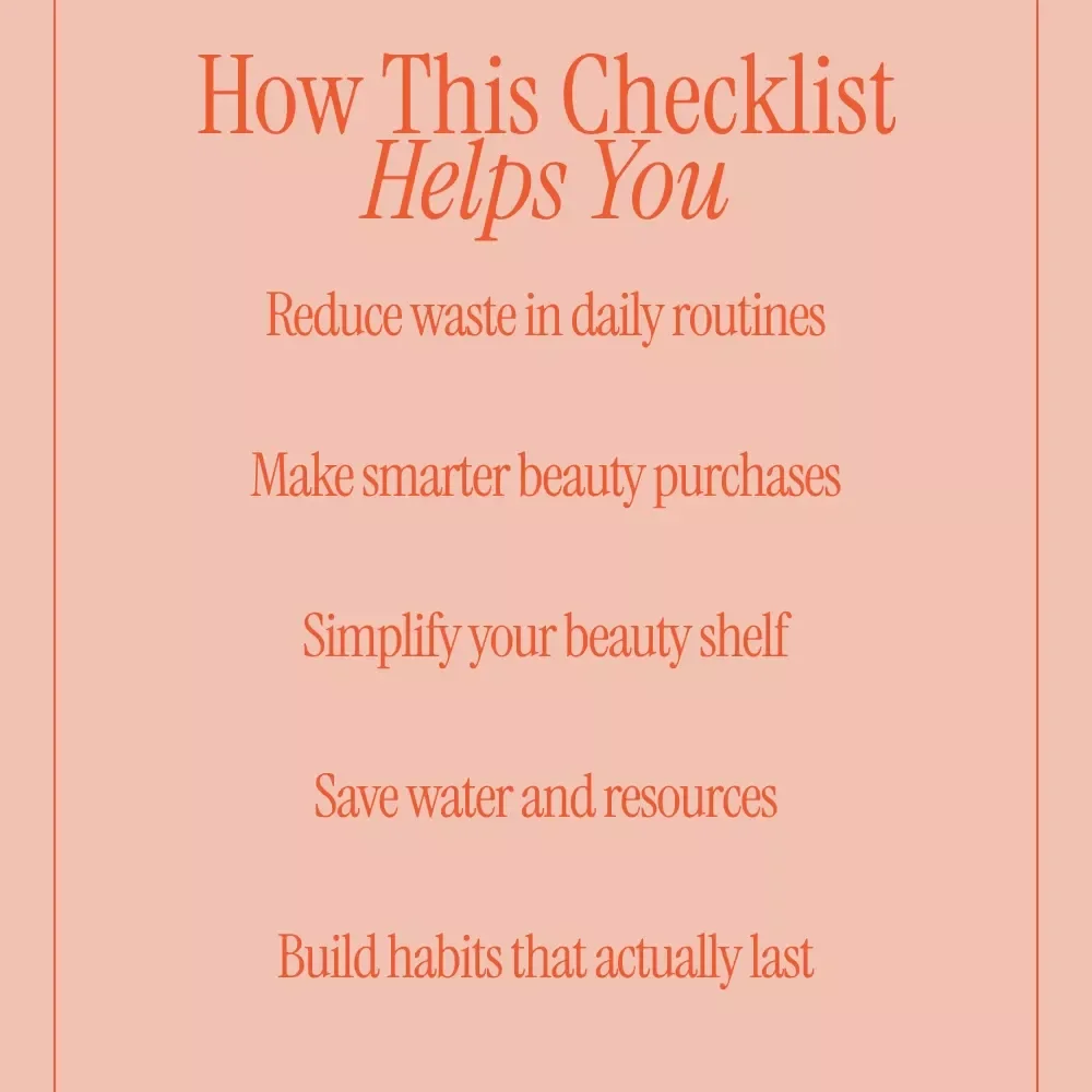 Your Checklist for Sustainable Beauty Habits | Eco-Friendly Beauty Routine Digital Checklist