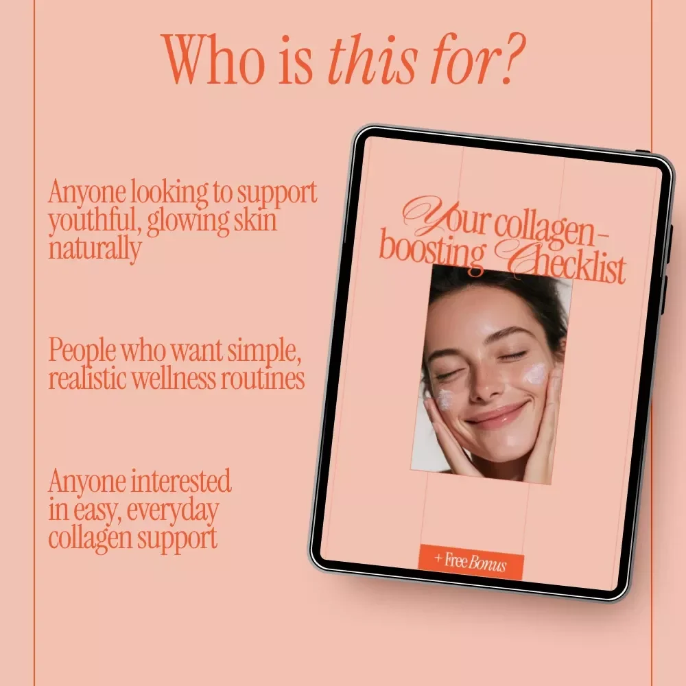 Your Collagen-Boosting Checklist | Simple Daily Routine with collagen boosting tips for Glowing, Firm Skin