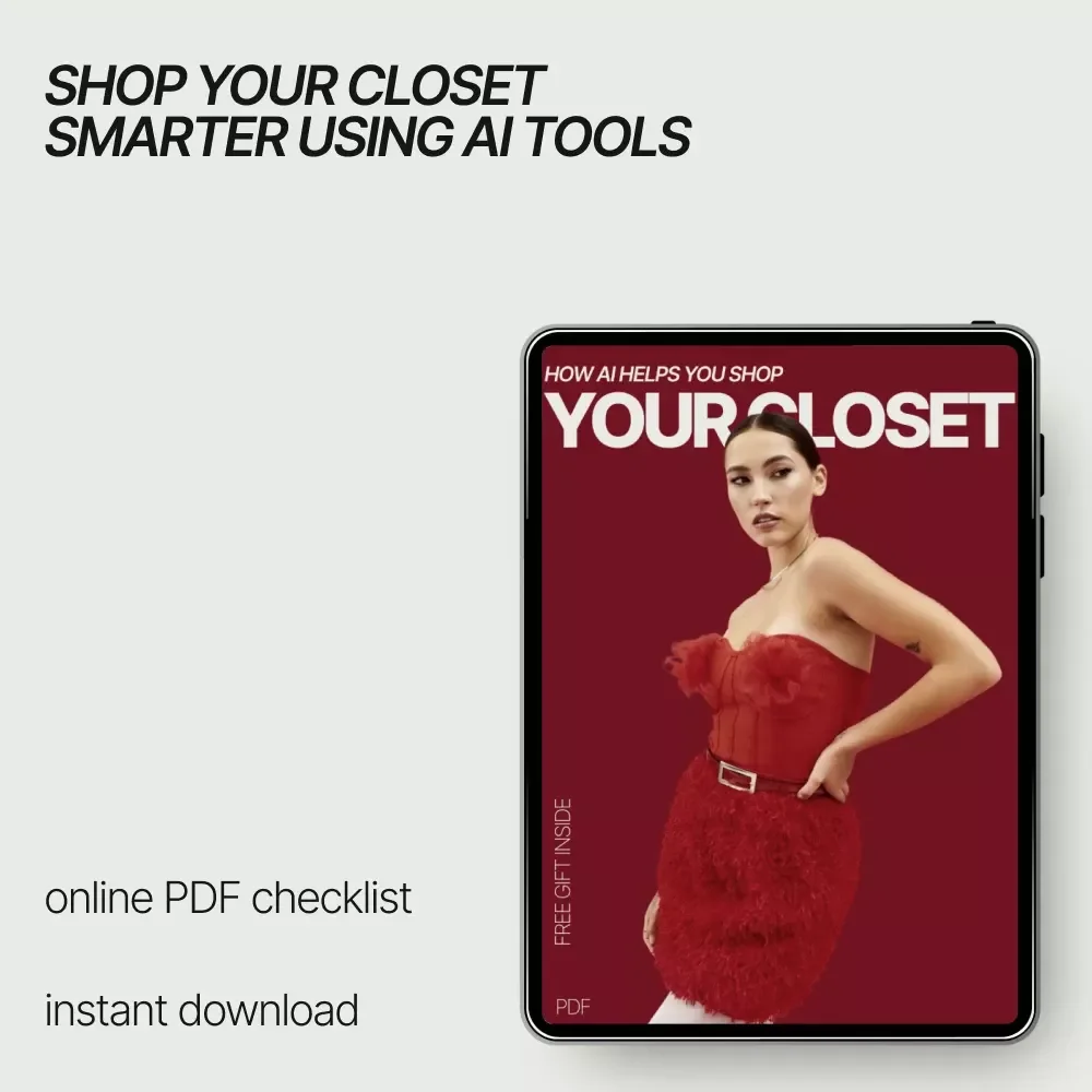 How AI Helps You Shop Your Closet – Smart Styling Checklist | AI to Help You Shop Your Closet for an Event | Digital Download