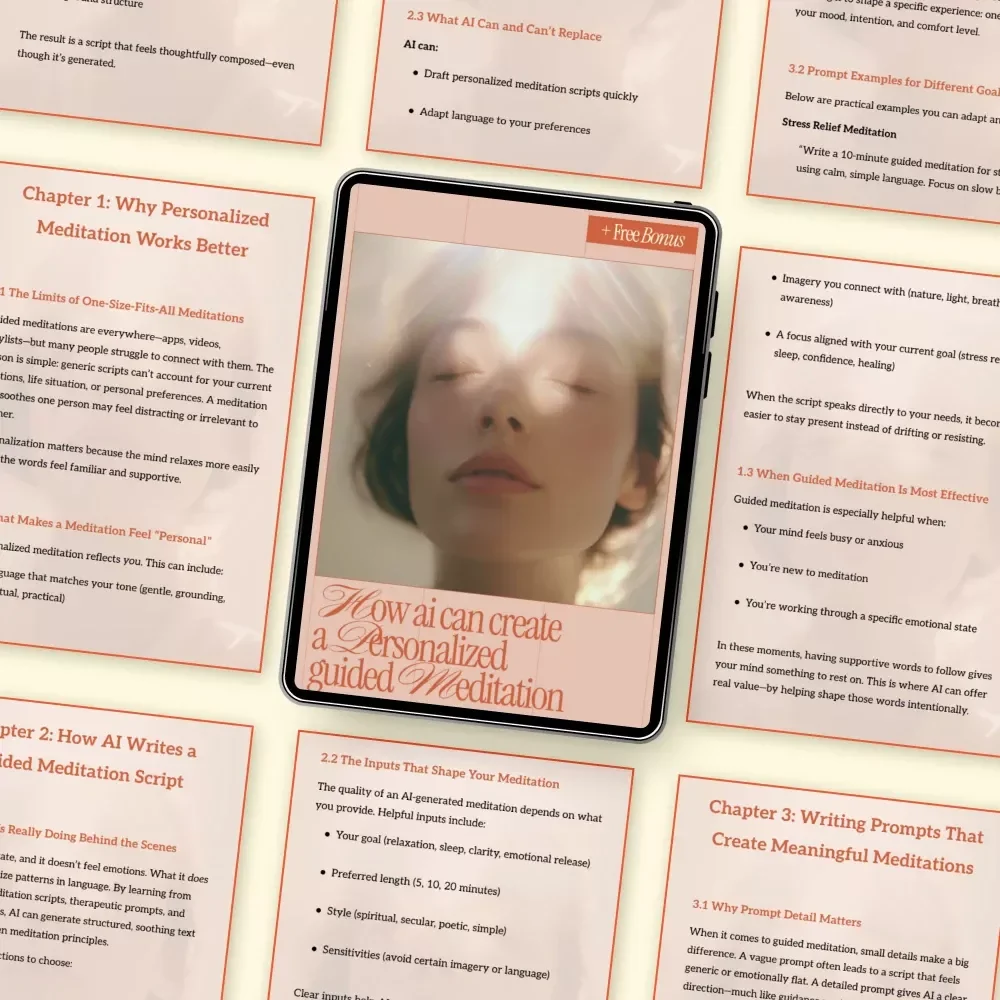 How AI Can Create a Personalized Guided Meditation – Practical Guide on Using ai to write a personalized guided meditation script for Calm, Focus & Inner Stillness