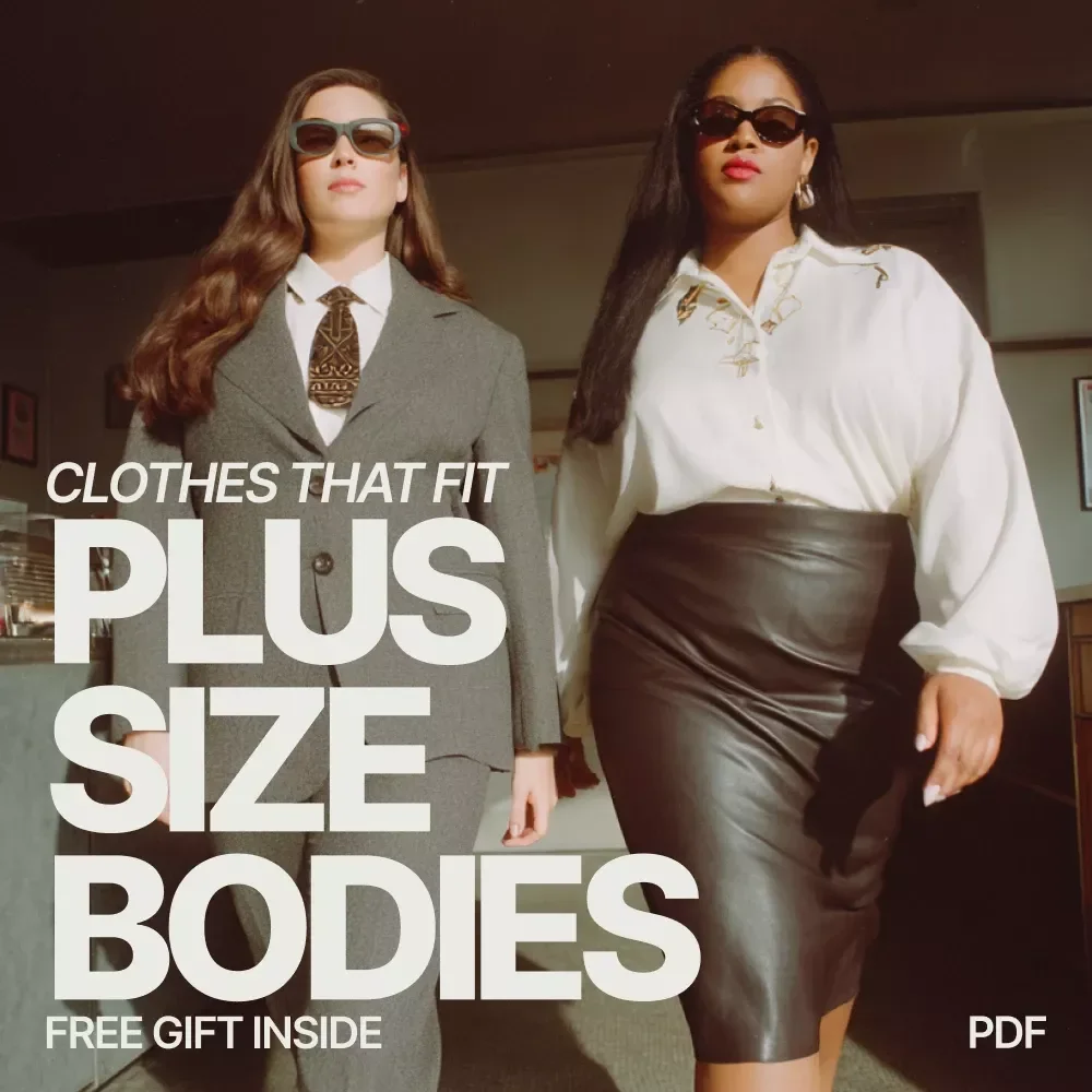 Clothes That Fit Plus Size Bodies Best – Plus Size Fashion Guide, Flattering Outfit Planning eBook, Confident Styling Checklist Digital Download