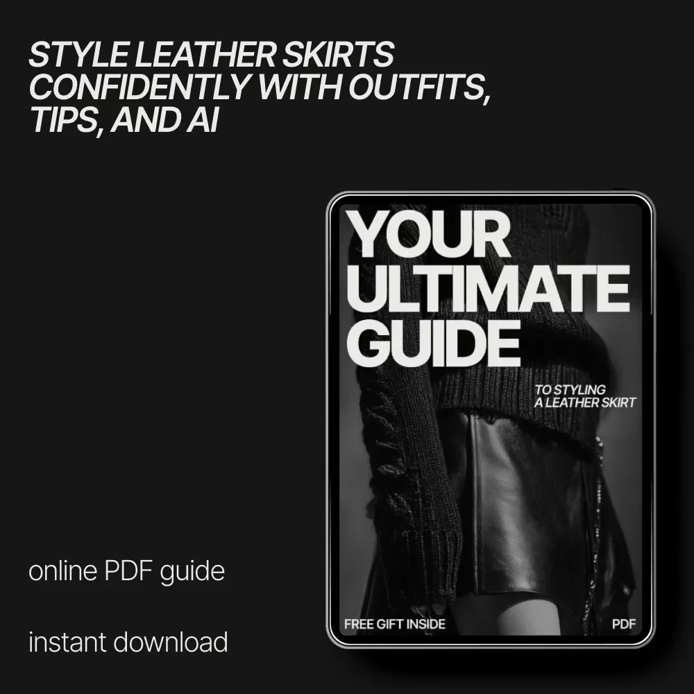 Your Ultimate Guide to Styling a Leather Skirt – What to Wear with a Leather Skirt for Every Occasion, Body Type & Season | Digital Fashion Guide