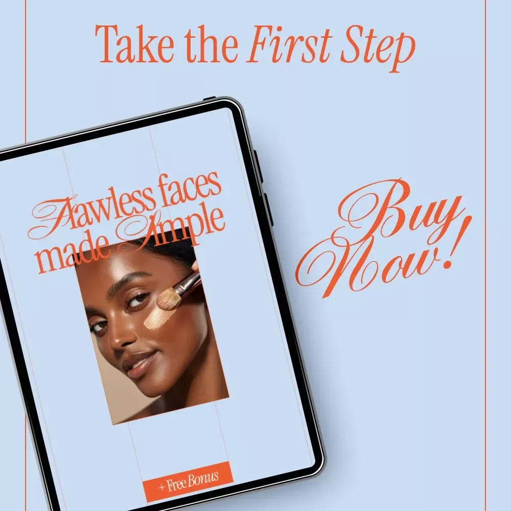 Flawless Faces Made Simple – Oval Face Makeup Guide, Digital Beauty eBook, Step-by-Step Routine, AI Beauty Tips, Instant Download
