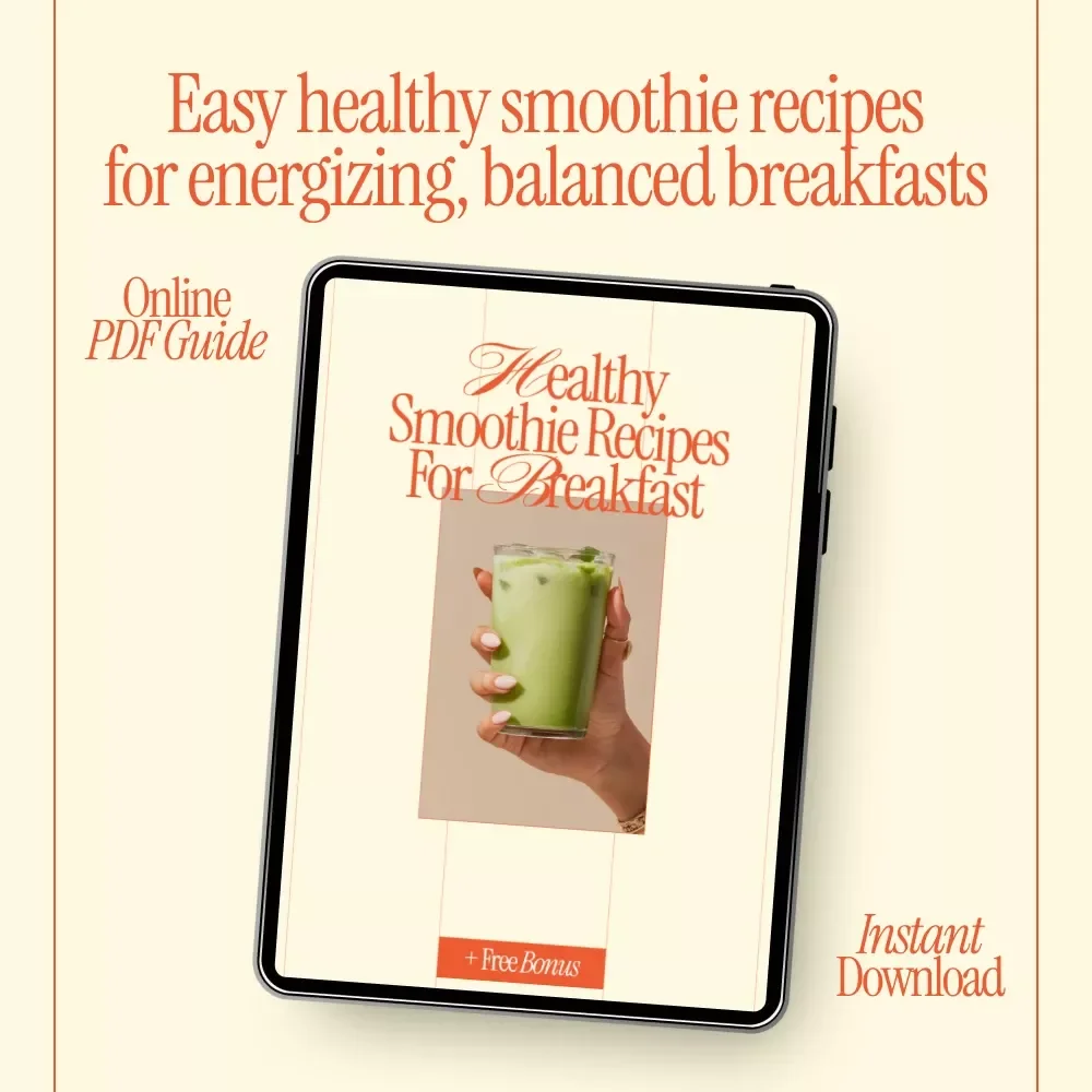 Healthy Smoothie Recipes for Breakfast Ebook | Easy Morning Smoothies, Nutritious & Energizing Recipes Guide