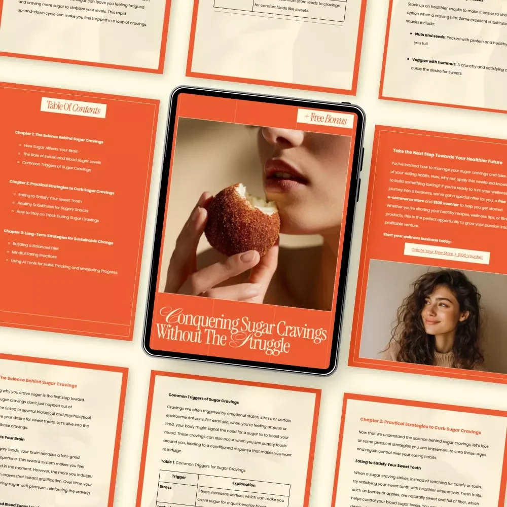 Conquering Sugar Cravings Without the Struggle | Simple Guide on how to reduce sugar cravings, Healthy Habits, Mindful Eating & Sustainable Change
