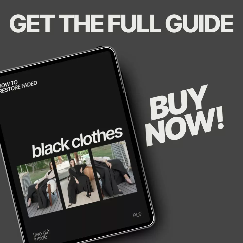 How to Restore Faded Black Clothes | Easy Step-by-Step Guide for Reviving Black Fabric, DIY Laundry Care & Long-Lasting Color Tips