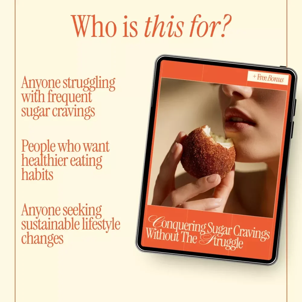 Conquering Sugar Cravings Without the Struggle | Simple Guide on how to reduce sugar cravings, Healthy Habits, Mindful Eating & Sustainable Change