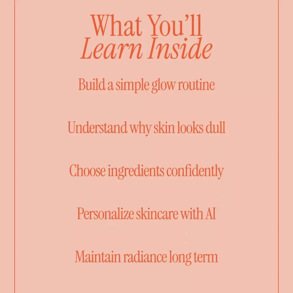 Skincare Steps for Glowing Skin – Ultimate Glow Guide eBook | Daily Routine, Ingredients & Personalized Care