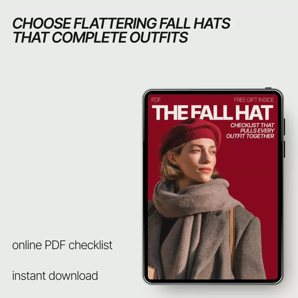 The Fall Hat Checklist That Pulls Every Outfit Together | Fall Fashion Hat Guide, Capsule Wardrobe Accessory Planner, Digital Download