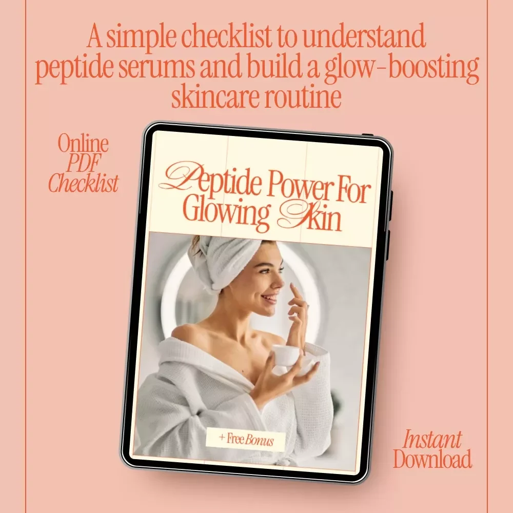 Peptide Power for Glowing Skin | Easy Skincare Checklist Explaining What Are Peptide Serums Good For