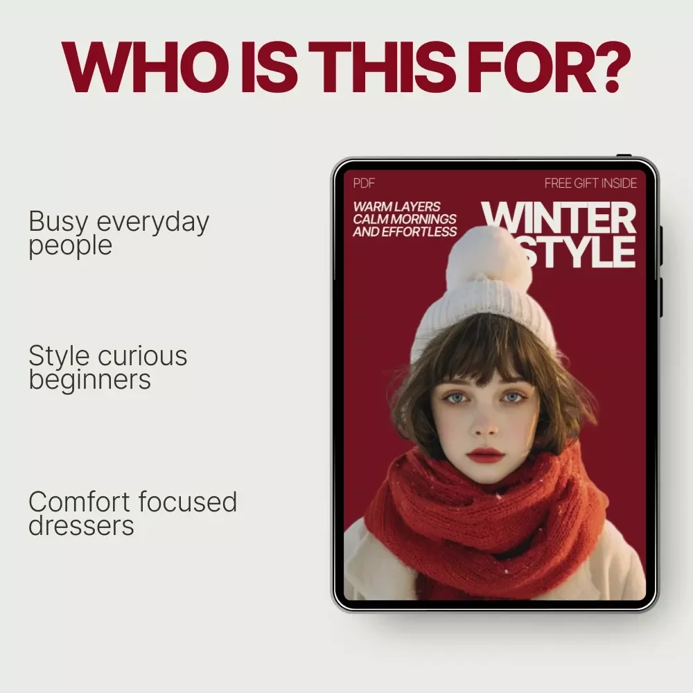 Warm Layers Calm Mornings and Effortless Winter Style – Ebook with Seasonal Outfit Ideas for Winter, Cozy Layering Guide & AI-Planned Cold Weather Looks