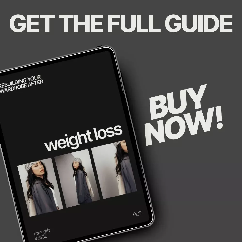 Rebuilding Your Wardrobe After Weight Loss – Digital Style Guide, Capsule Wardrobe Planner, Fit & Confidence Fashion eBook Download
