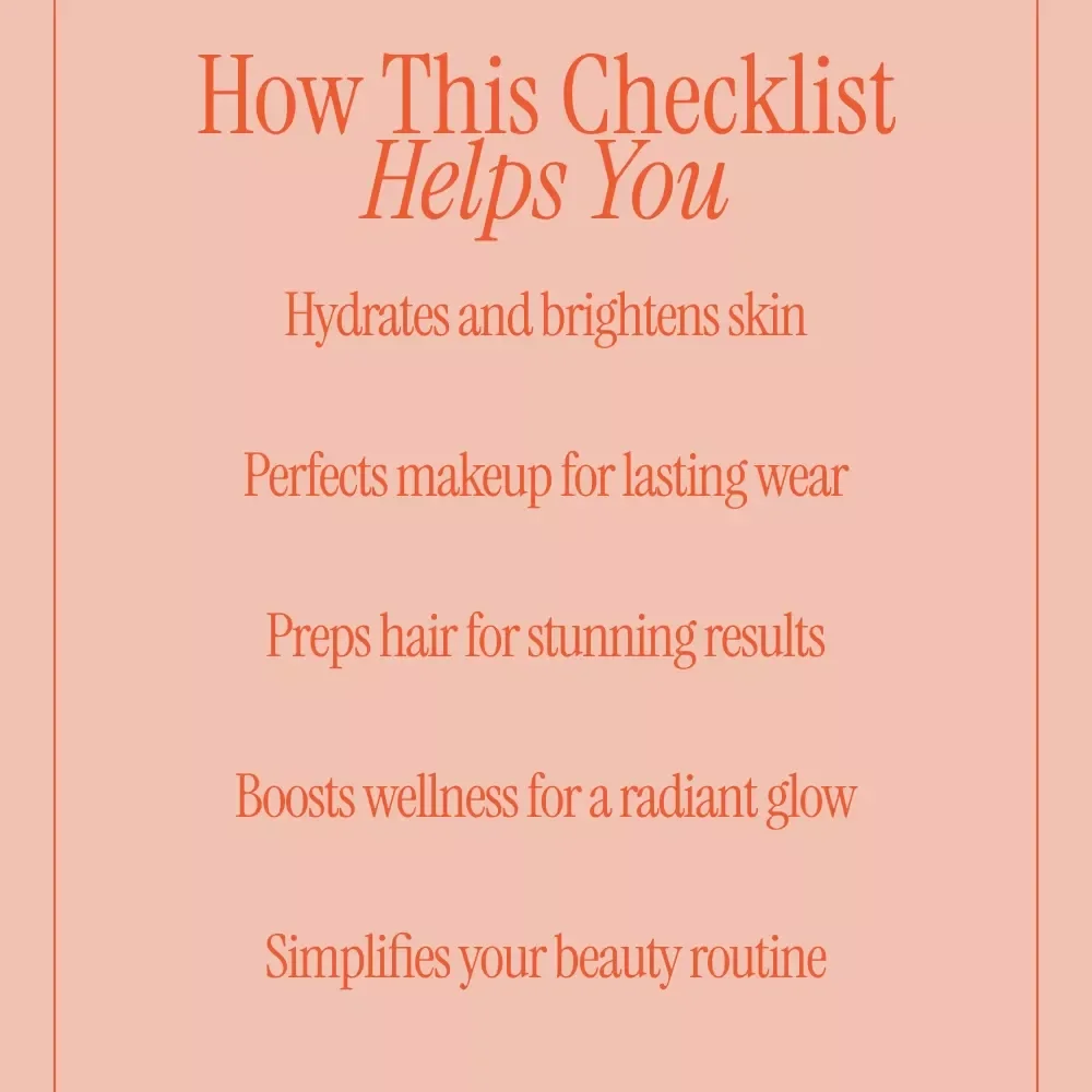 Picture-Perfect Glow for Your Wedding Day - Essential Beauty Checklist for Flawless Photos