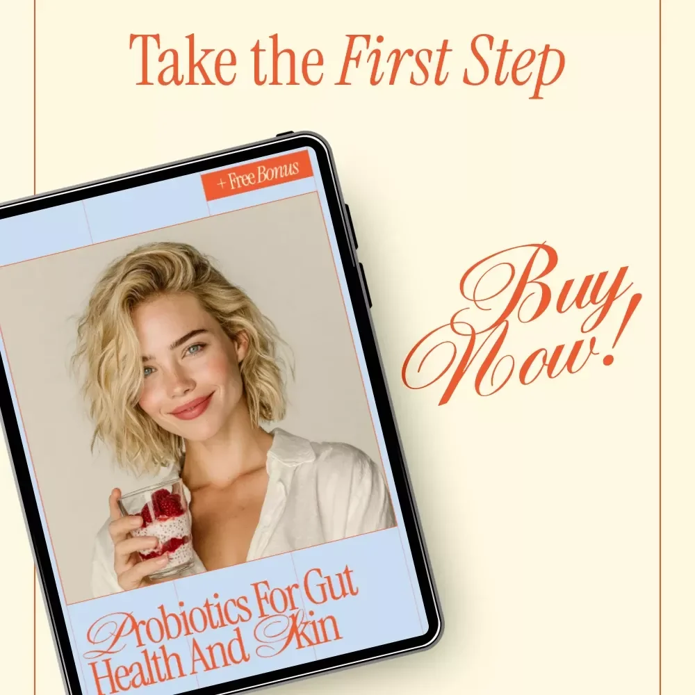 Probiotics for Gut Health and Skin Checklist | Daily Probiotic Routine, Gut & Skin Wellness Guide, Printable Digital Download