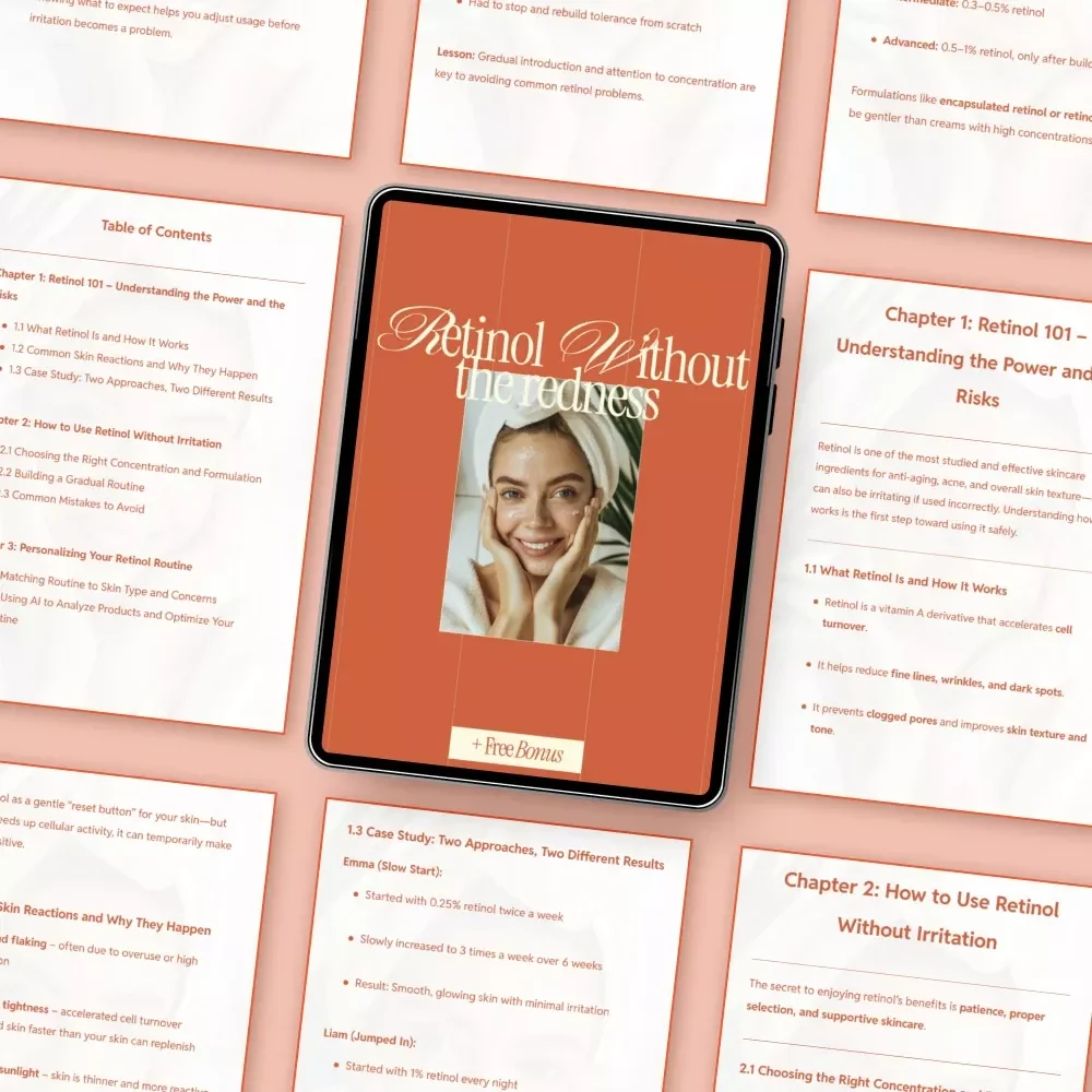 Retinol Without the Redness – A Practical Skincare Guide on how to use retinol without irritation for Calm, Clear Skin