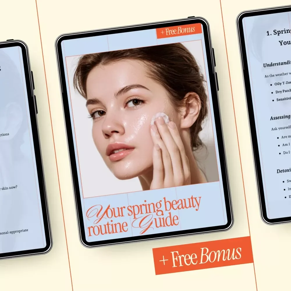 Your Spring Beauty Routine Guide | Refresh & Glow Seasonal Skincare eBook | spring beauty routine