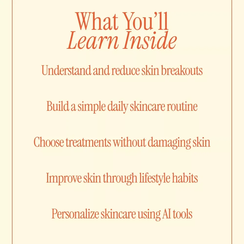 Glow Reset – Digital Skincare Guide eBook & Checklist for Clear Skin, Breakouts, Daily Routine & AI-Powered Skincare Guidance