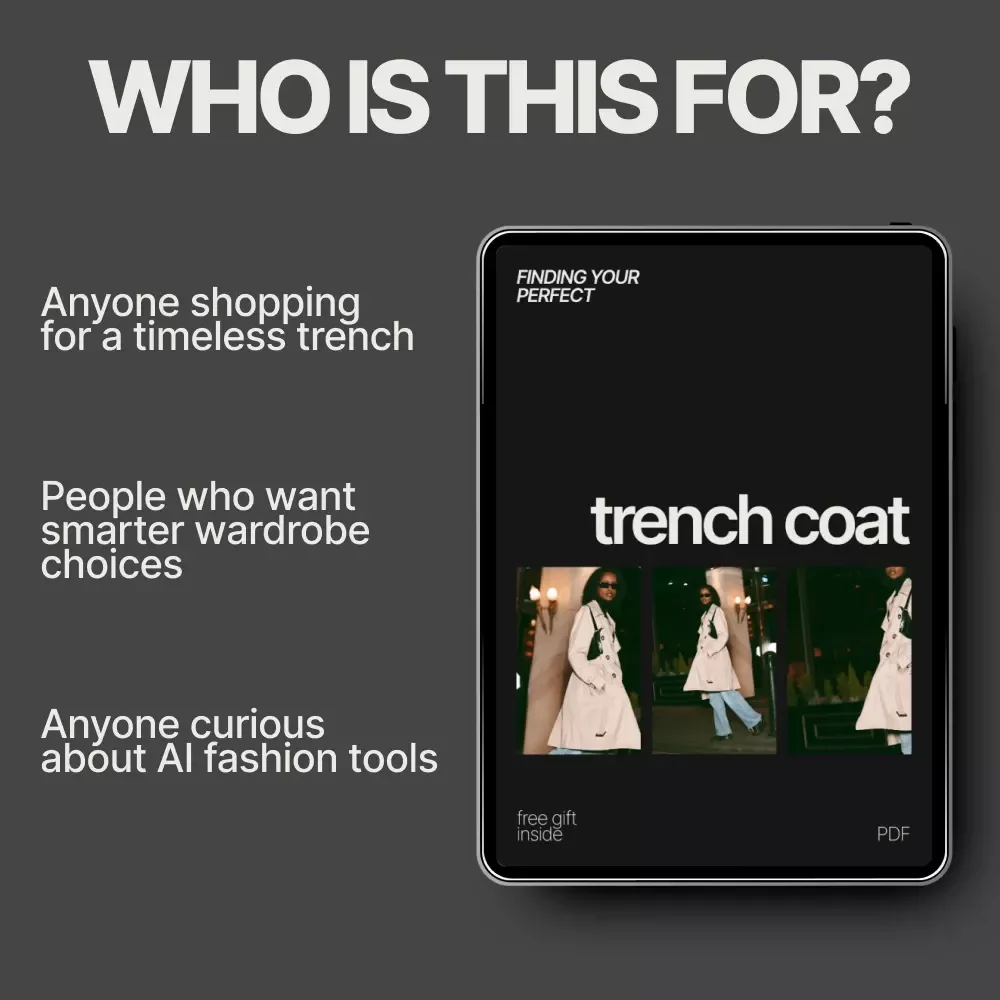 Finding Your Perfect Trench Coat – Style & Fit Guide Ebook | How to Find the Perfect Trench Coat for Any Body Type