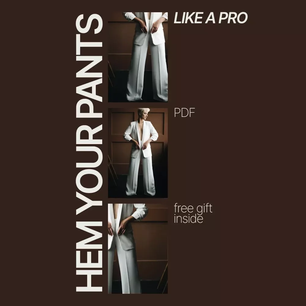 Hem Your Pants Like a Pro | Easy Step-by-Step Checklist for Beginners & DIY Sewists | How to Hem Your Own Pants at Home