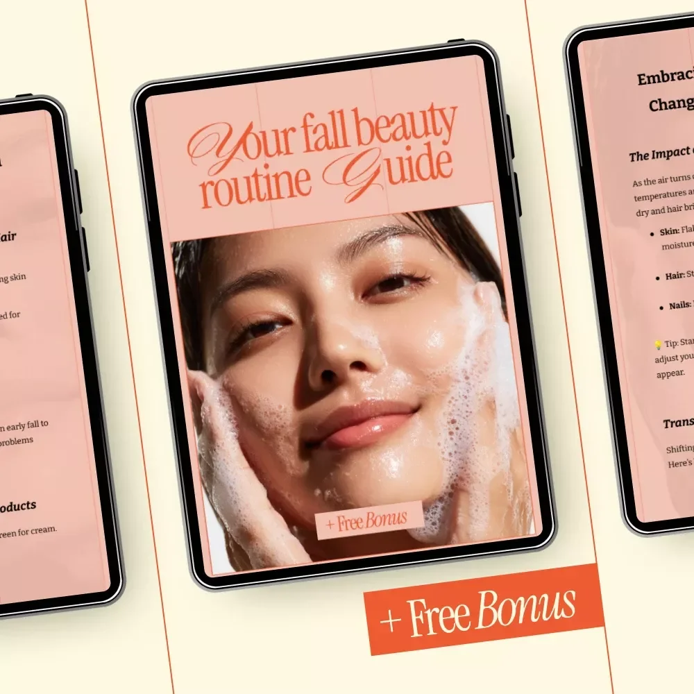 Your Fall Beauty Routine Guide – Seasonal Skincare, Hair Care & Makeup eBook | Ultimate Fall Beauty Routine Reset