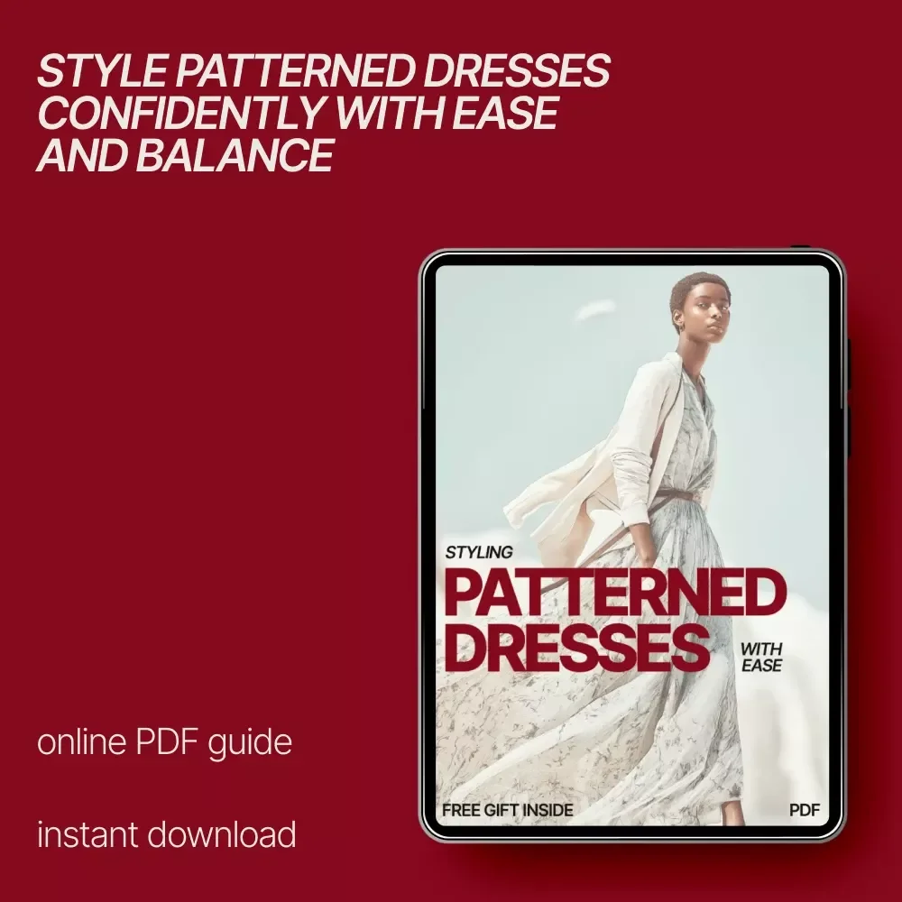 Styling Patterned Dresses With Ease | Pattern Mixing Guide, Fashion eBook, Outfit Styling Checklist, Digital Download
