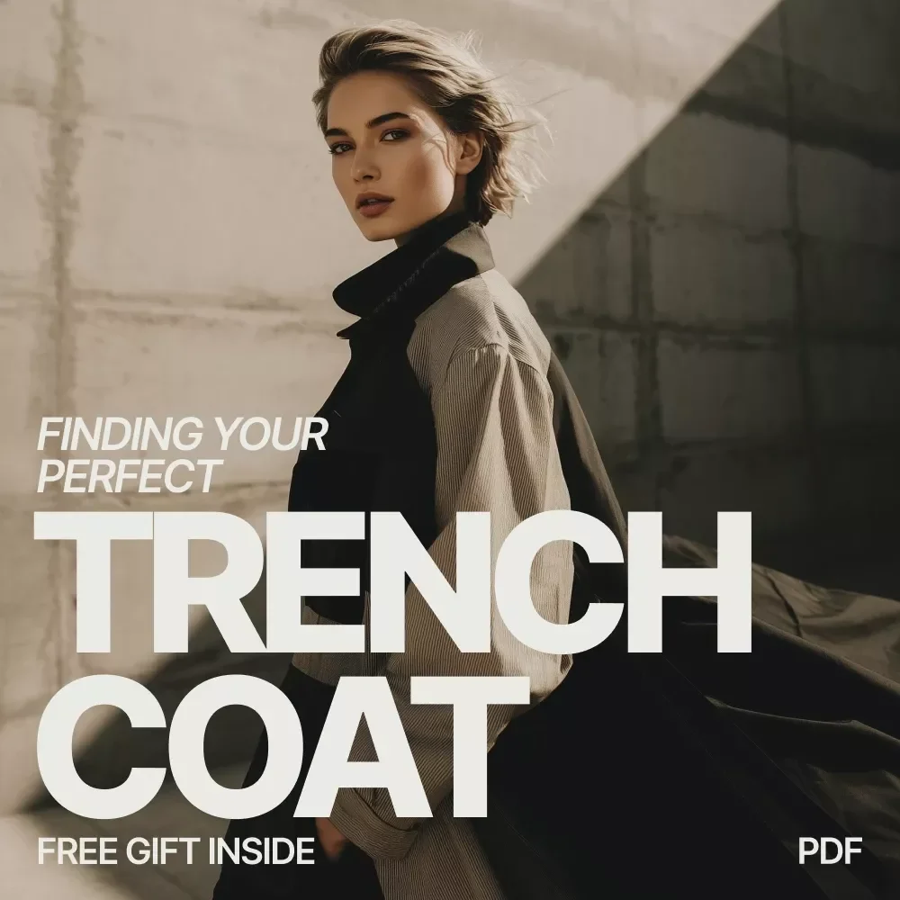 Finding Your Perfect Trench Coat – Style & Fit Guide Ebook | How to Find the Perfect Trench Coat for Any Body Type