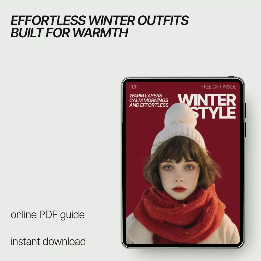 Warm Layers Calm Mornings and Effortless Winter Style – Ebook with Seasonal Outfit Ideas for Winter, Cozy Layering Guide & AI-Planned Cold Weather Looks
