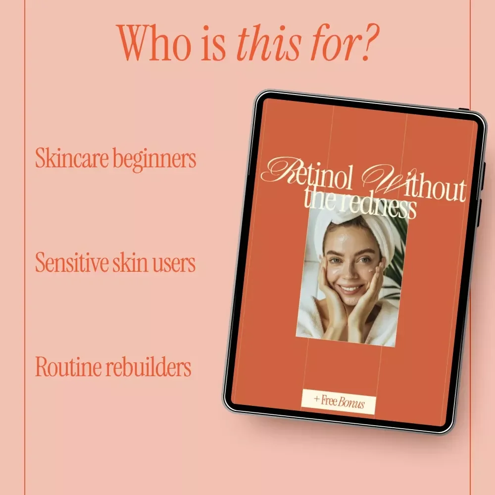 Retinol Without the Redness – A Practical Skincare Guide on how to use retinol without irritation for Calm, Clear Skin