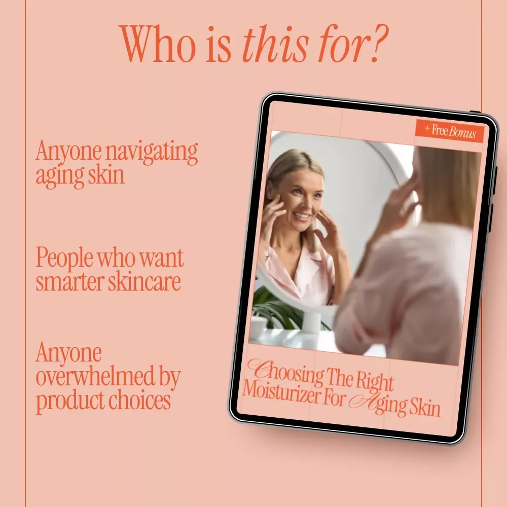 Choosing the Right Moisturizer for Aging Skin – Easy Guide on How to Choose Moisturizer for Aging Skin, Skincare Download, Anti-Aging Routine Help
