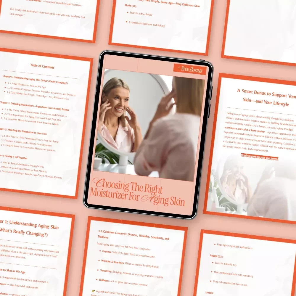 Choosing the Right Moisturizer for Aging Skin – Easy Guide on How to Choose Moisturizer for Aging Skin, Skincare Download, Anti-Aging Routine Help