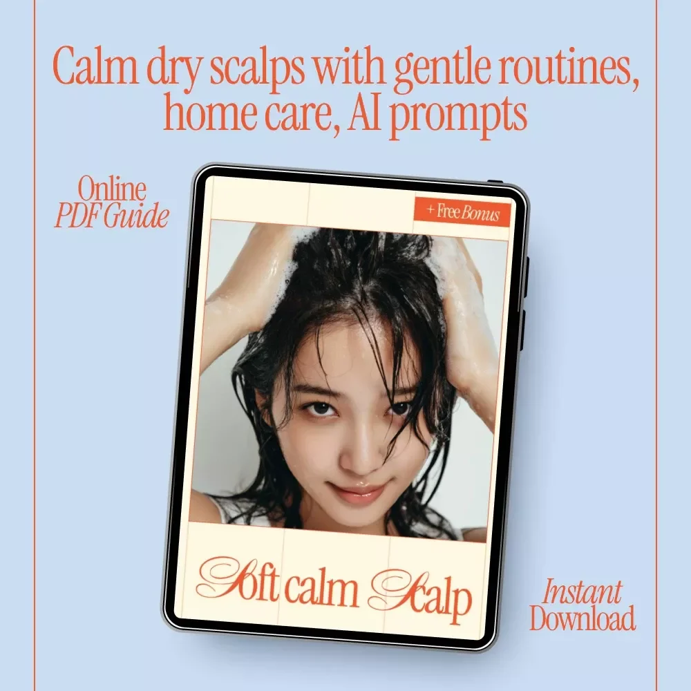 Soft Calm Scalp | Simple Routines, Soothing Oils & Smart AI Prompts
