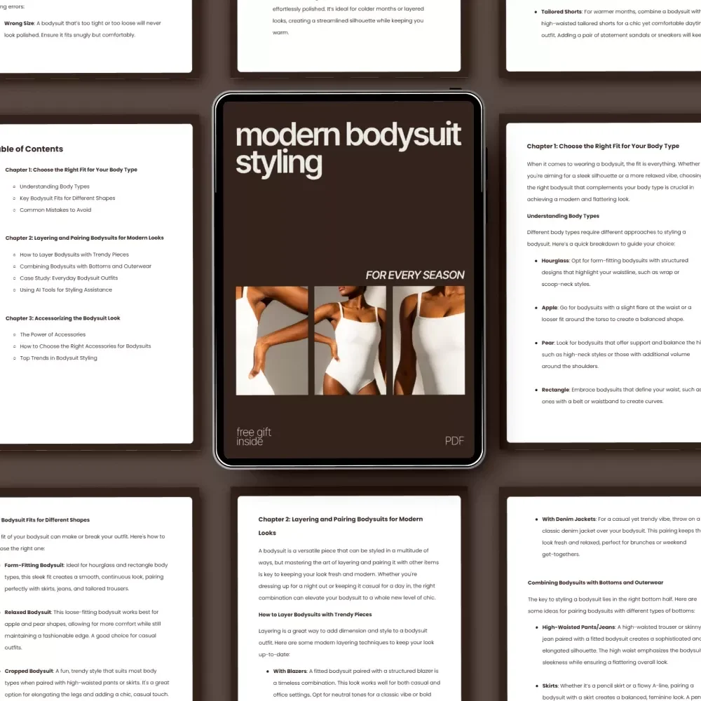 Modern Bodysuit Styling for Every Season | A Timeless Guide on how to wear a bodysuit without looking dated