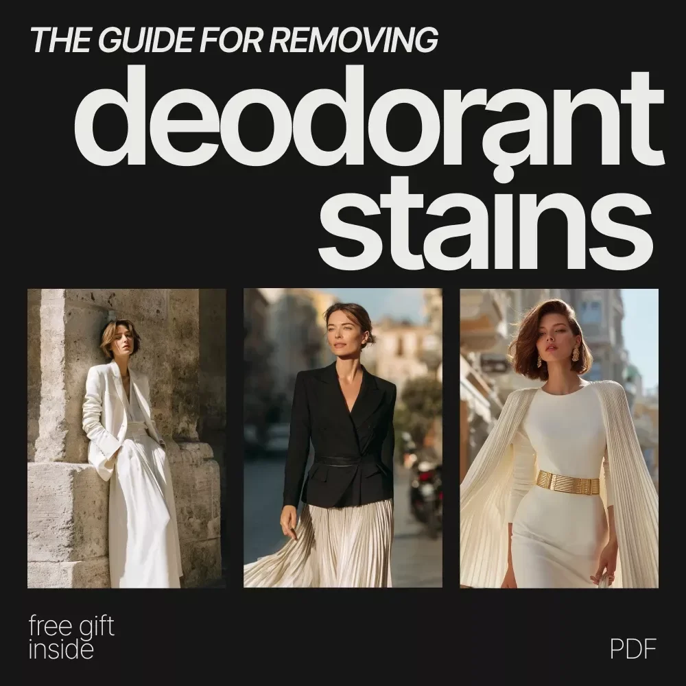 The Guide for Removing Deodorant Stains – Practical eBook on how to remove deodorant stains from shirts & Everyday Clothing Care