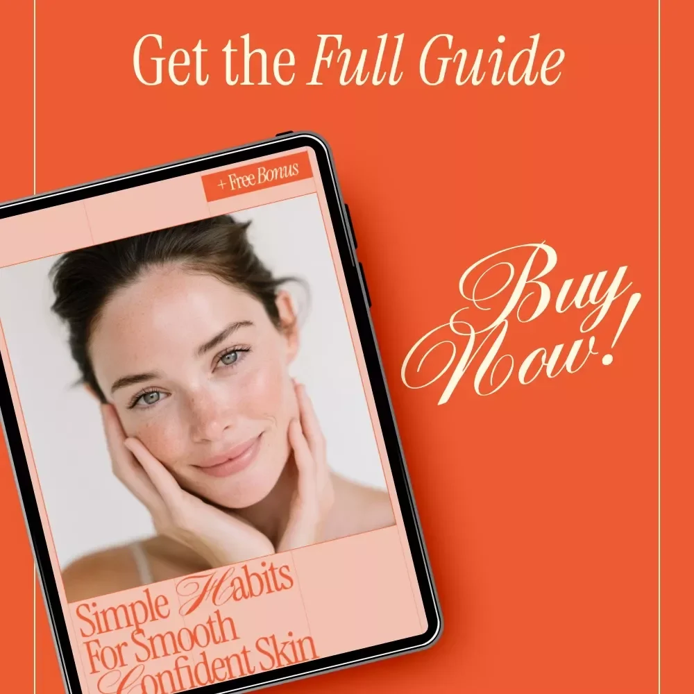 Simple Habits for Smooth Confident Skin – Digital Skincare Guide, Body Care Routine eBook, Skin Texture Checklist, Self Care Download