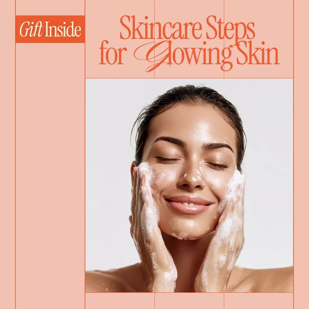Skincare Steps for Glowing Skin – Ultimate Glow Guide eBook | Daily Routine, Ingredients & Personalized Care