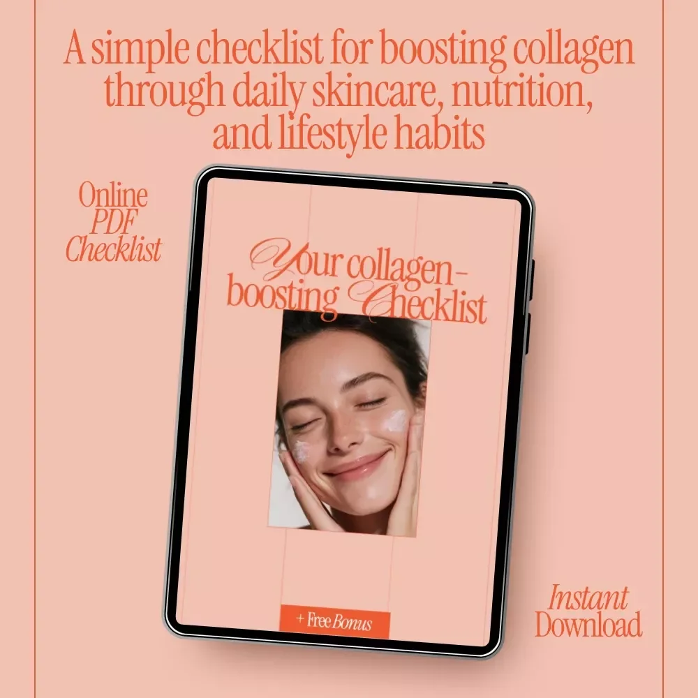 Your Collagen-Boosting Checklist | Simple Daily Routine with collagen boosting tips for Glowing, Firm Skin