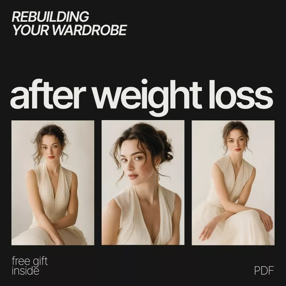 Rebuilding Your Wardrobe After Weight Loss – Digital Style Guide, Capsule Wardrobe Planner, Fit & Confidence Fashion eBook Download