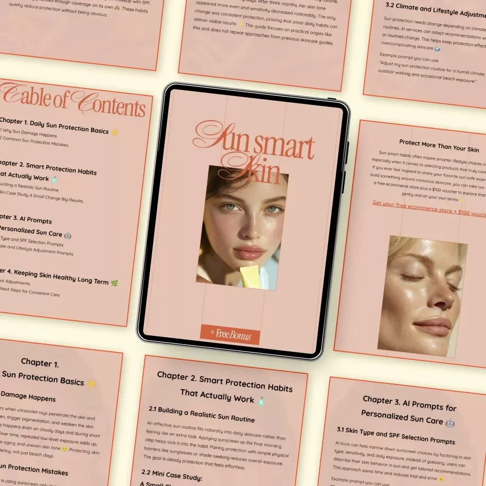 Sun Smart Skin: Your Ultimate Guide to Protecting Skin from Sun Damage - eBook for Healthy, Radiant Skin