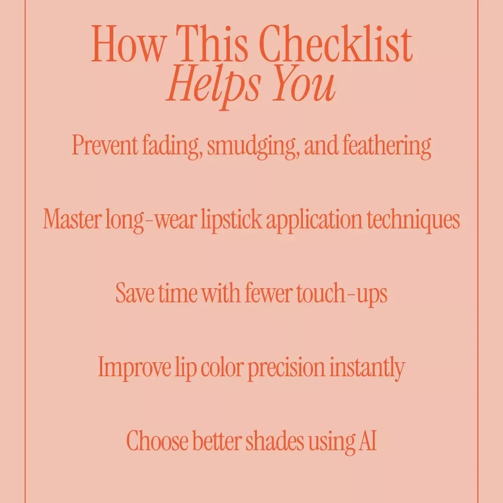 Lipstick That Lasts All Day | Long-Wear Lipstick Guide, Smudge-Proof Lip Color Tips, Beauty Checklist & eBook Download