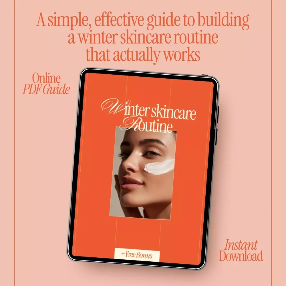 Winter Skincare Routine eBook | Complete Winter Skincare Routine Guide for Dry, Sensitive & Acne-Prone Skin | Seasonal Skin Reset Digital Download