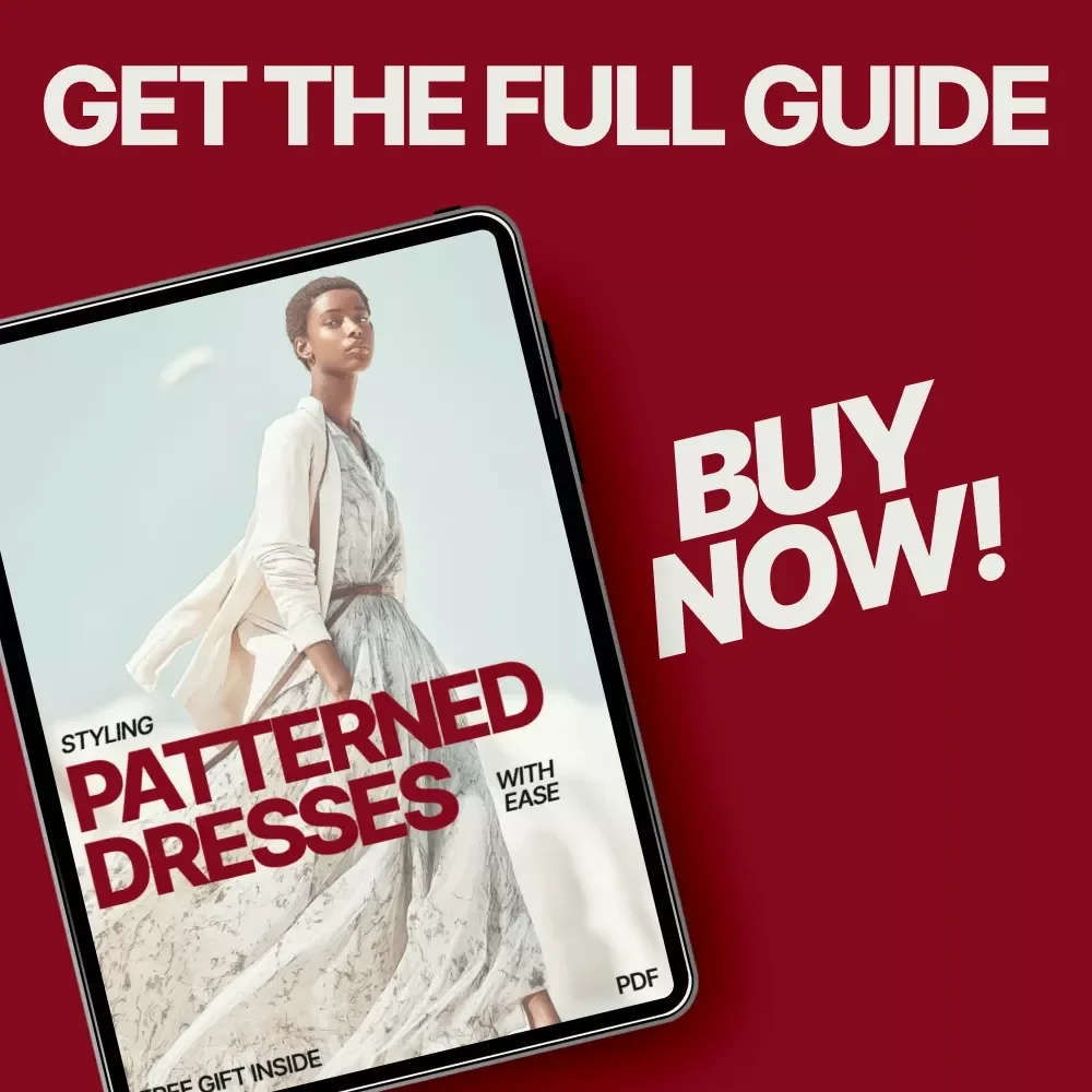 Styling Patterned Dresses With Ease | Pattern Mixing Guide, Fashion eBook, Outfit Styling Checklist, Digital Download