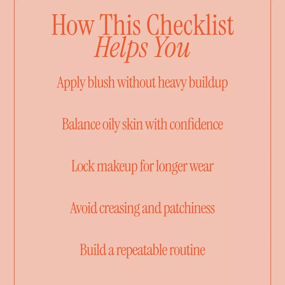 Stay Matte All Day – Baking Makeup Checklist for Oily Skin | how to bake your makeup for oily skin | Digital Download
