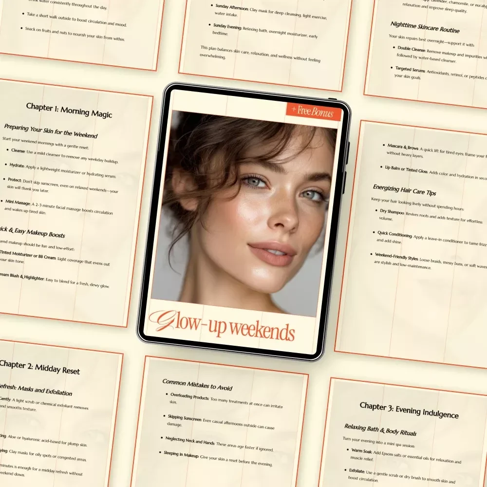 Glow-Up Weekends – Weekend Beauty Routines Guide for Effortless Self-Care, Skincare, Hair & AI Beauty Tools