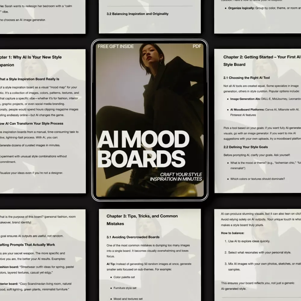 AI Moodboards: Craft Your Style Inspiration in Minutes – A Creative Guide to Using AI to Create a Style Inspiration Board for You