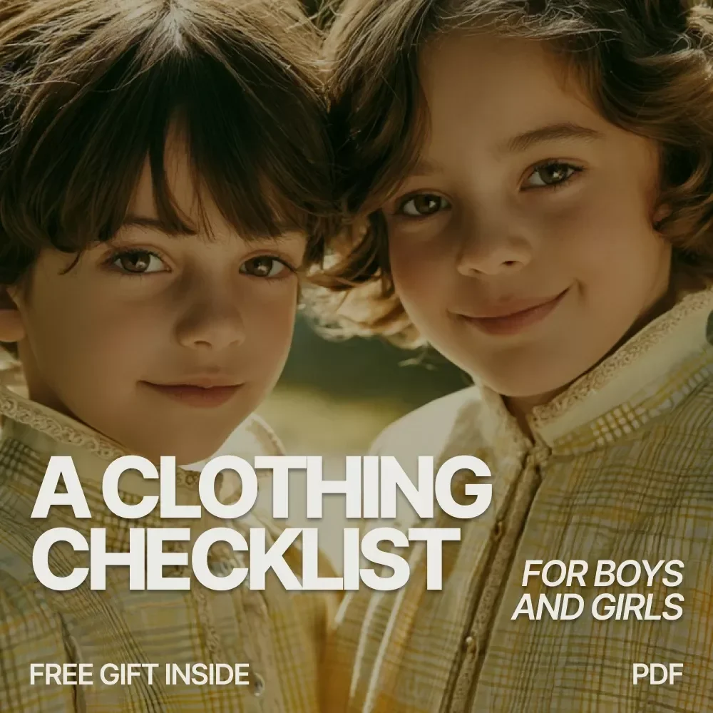 A Clothing Checklist for Boys and Girls – Printable Wardrobe Planner & Guide to What Clothes Work for Boys and Girls